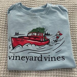 Vineyard Vines Santa Graphic Tee Shirt